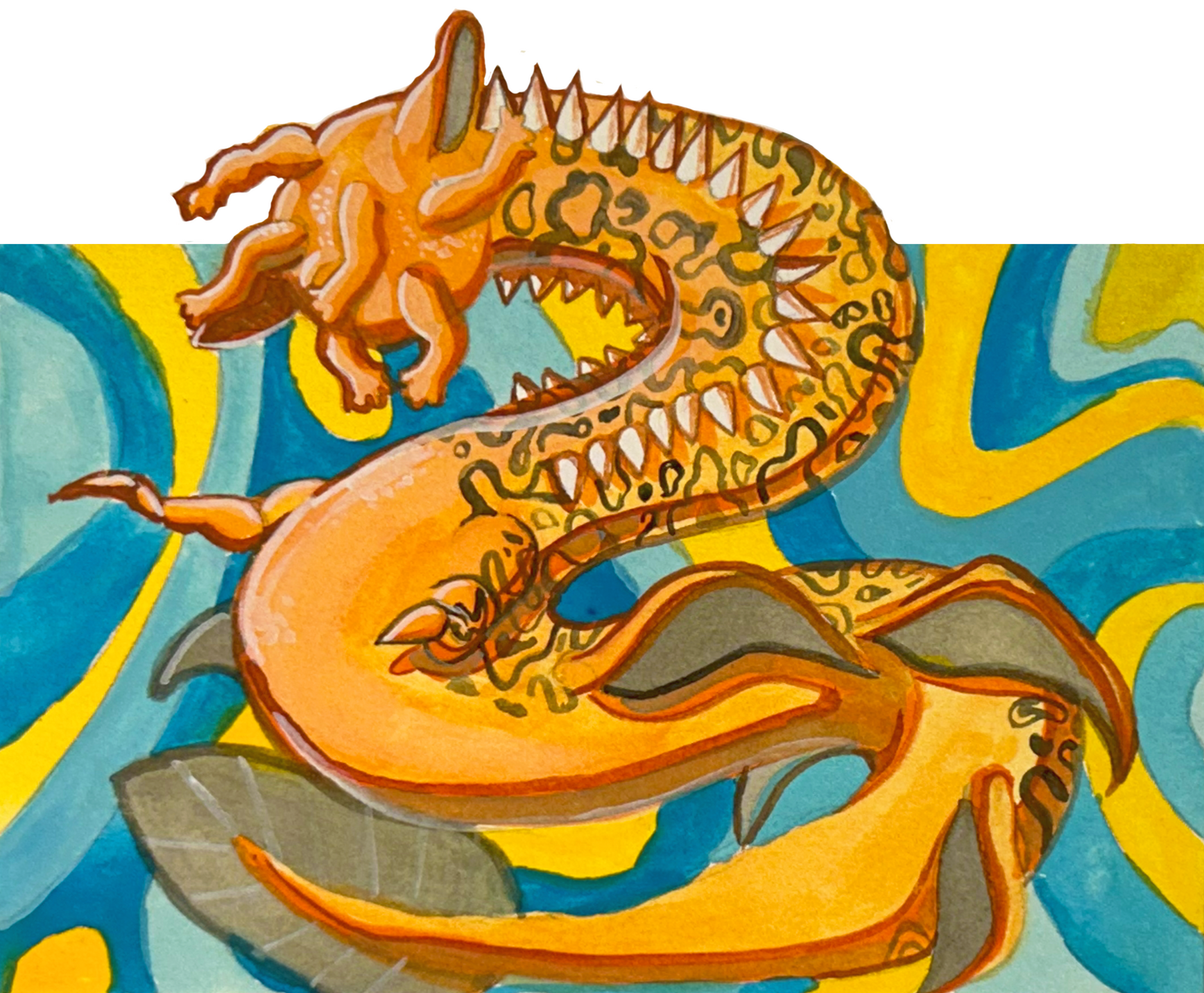 Asmodeus the Tempest (Traditional Gouache Paint)