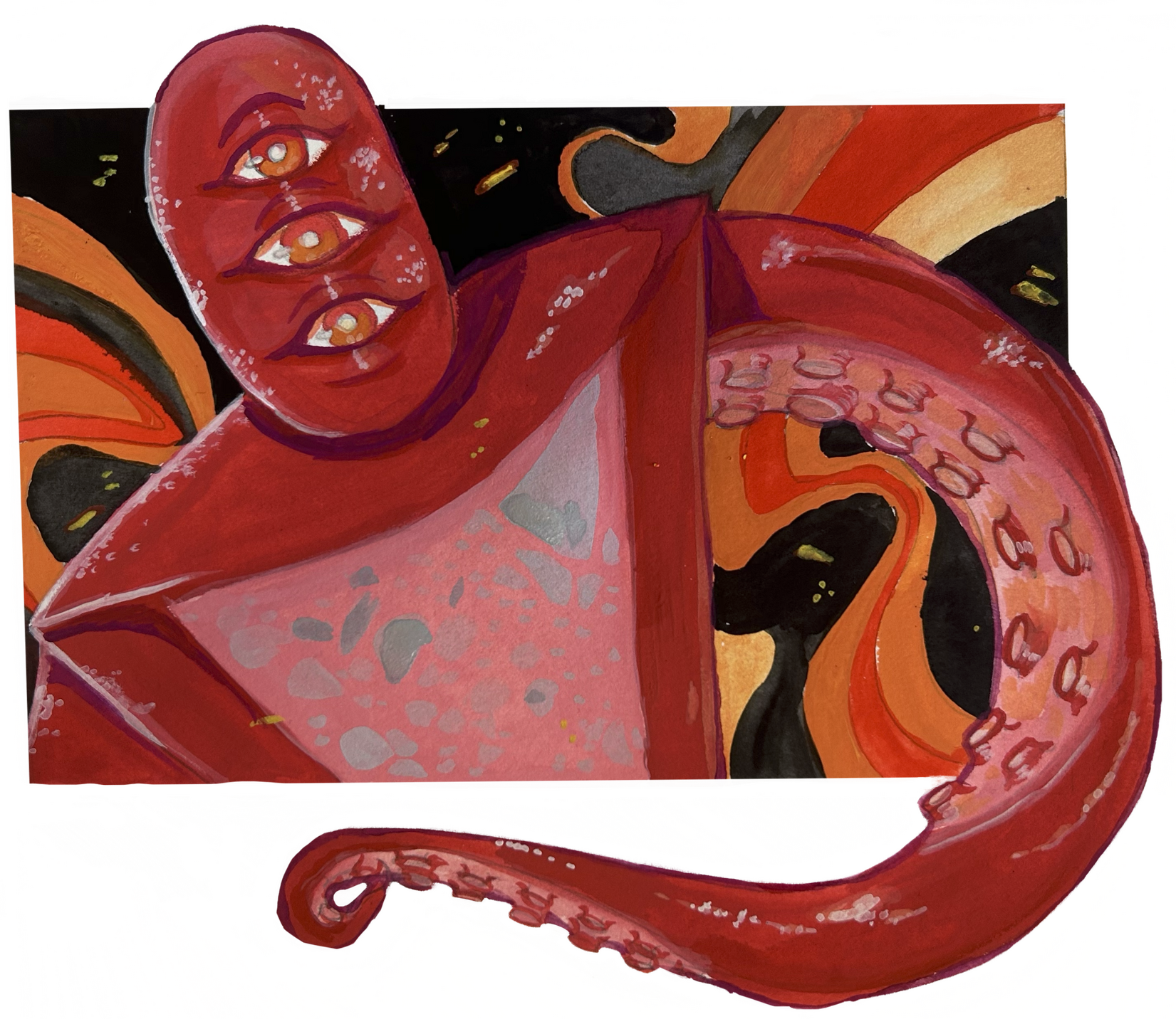 Balthazar the Soldier (Traditional Gouache Paint)